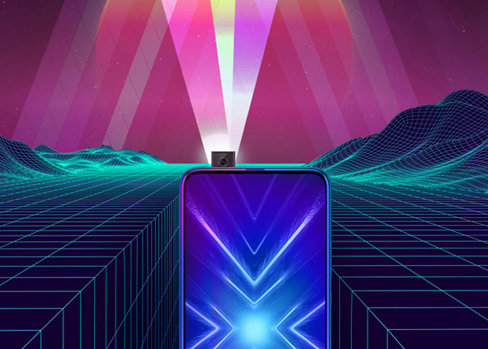 HONOR 9X Comics- Pop up with Surprise: Front Camera Design
