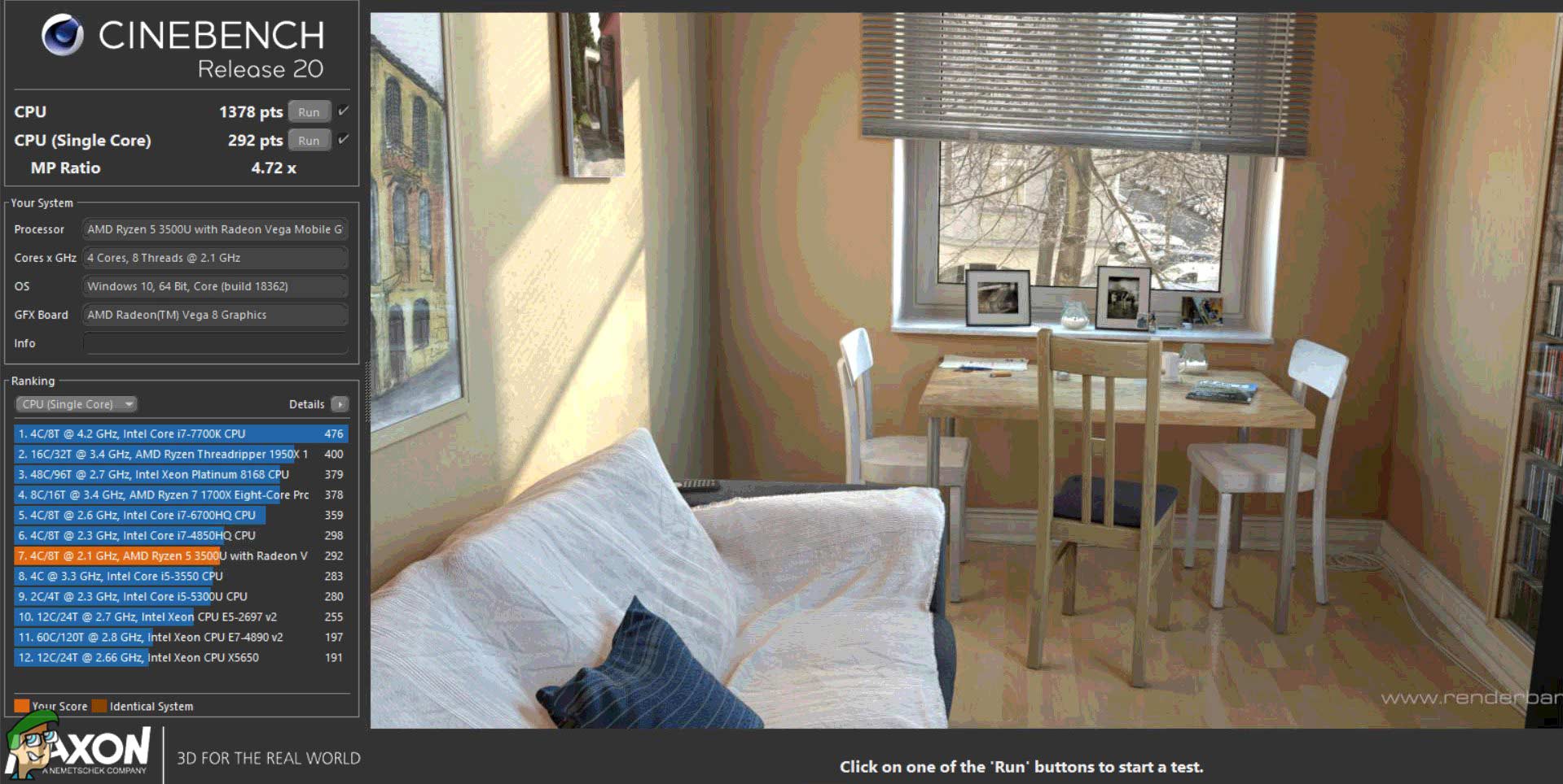 Cinebench R20 Benchmark