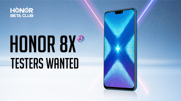 Honor 8X tester wanted.