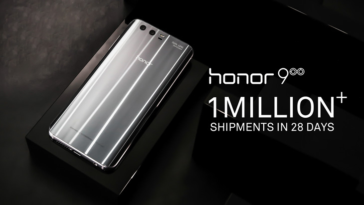 honor 9 sales success