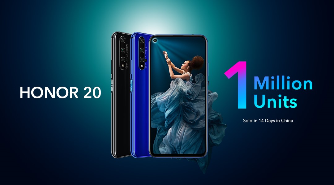 HONOR kicks off HONOR 20 Global Availability, Continues Record-breaking Sales Performance in China