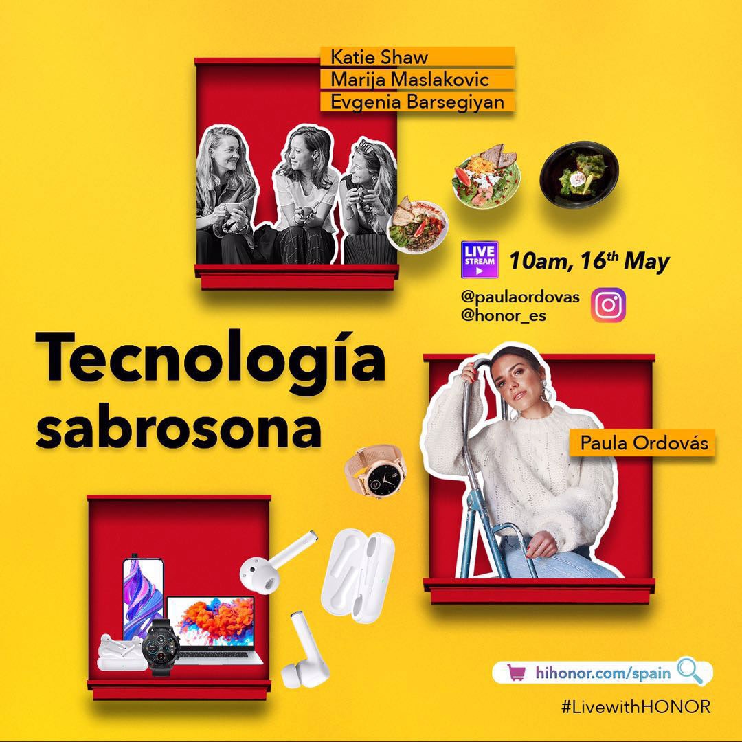 Delicious Food Meets Great Technology: HONOR Launches Live Virtual Cookalong Series with Europe’s Favourite Hotspots