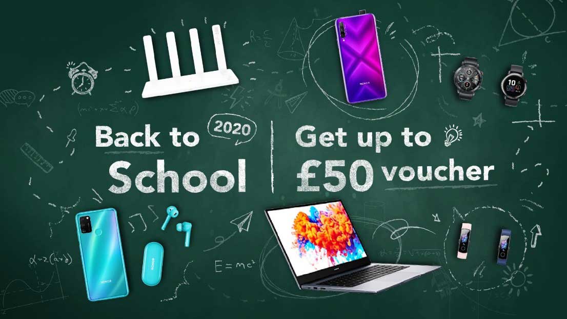 HONOR Back to School 2020 Offers Huge Discounts on PCs, Phones and Wearables