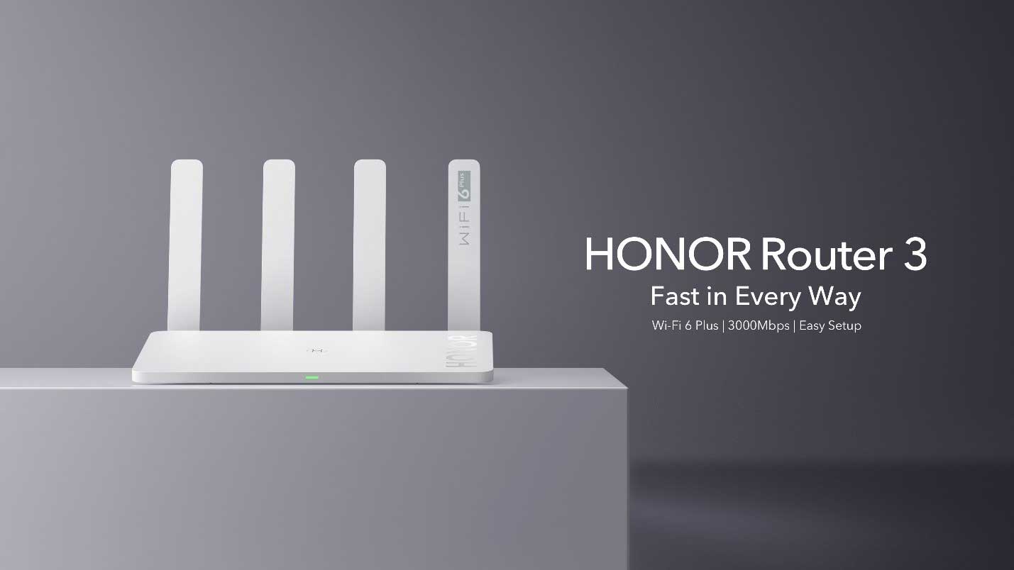 HONOR Launches First Wi-Fi 6 Plus HONOR Router 3 