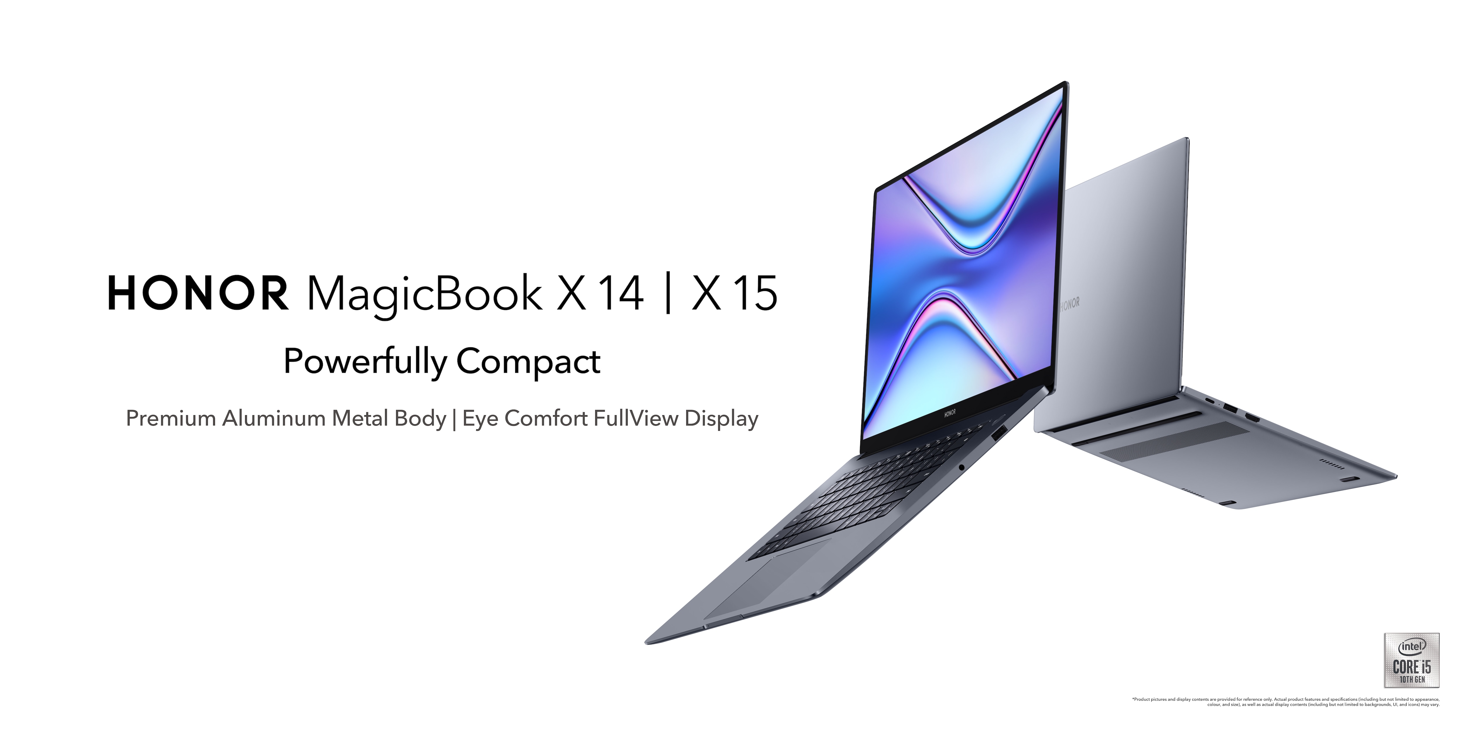 HONOR Introduces Powerfully Compact HONOR MagicBook X 14 and HONOR MagicBook X 15 featuring 10th Gen Intel® CoreTM Processors