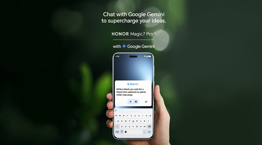 HONOR Teams Up with Google to Bring Gemini AI Experiences to the Latest Smartphones