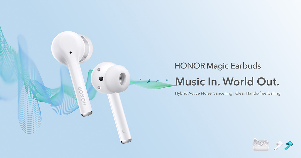 HONOR Magic Earbuds Hybrid Active Noise Canceling HONOR Global
