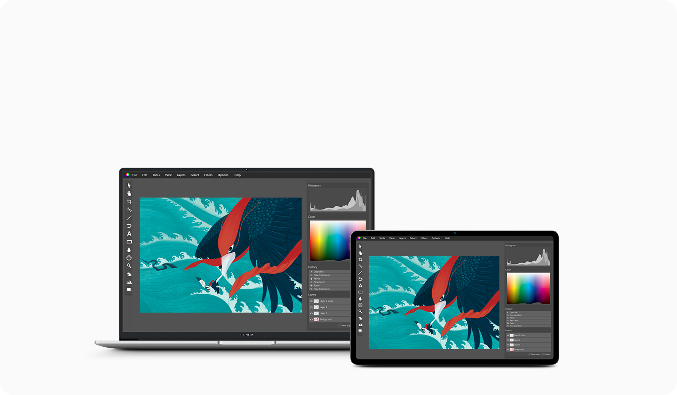 Laptop & Pad Collaborations, cribble to Keep Your Ideas.