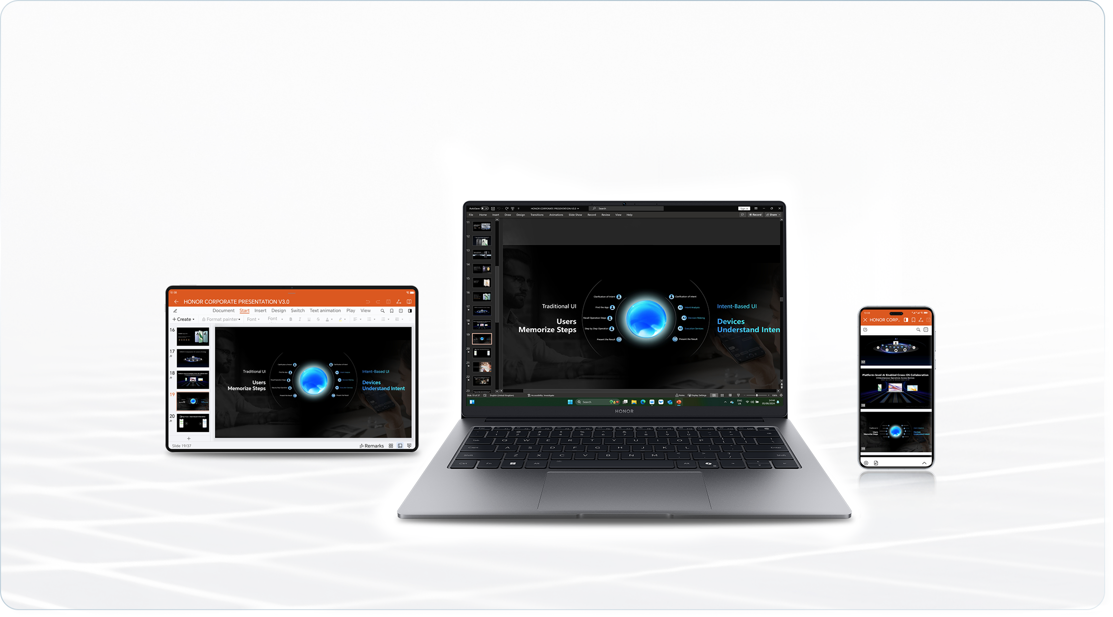 HONOR AI WorkStation, Global Favorite,and HONOR Notes, an all-round enhancement of your productivity. 8