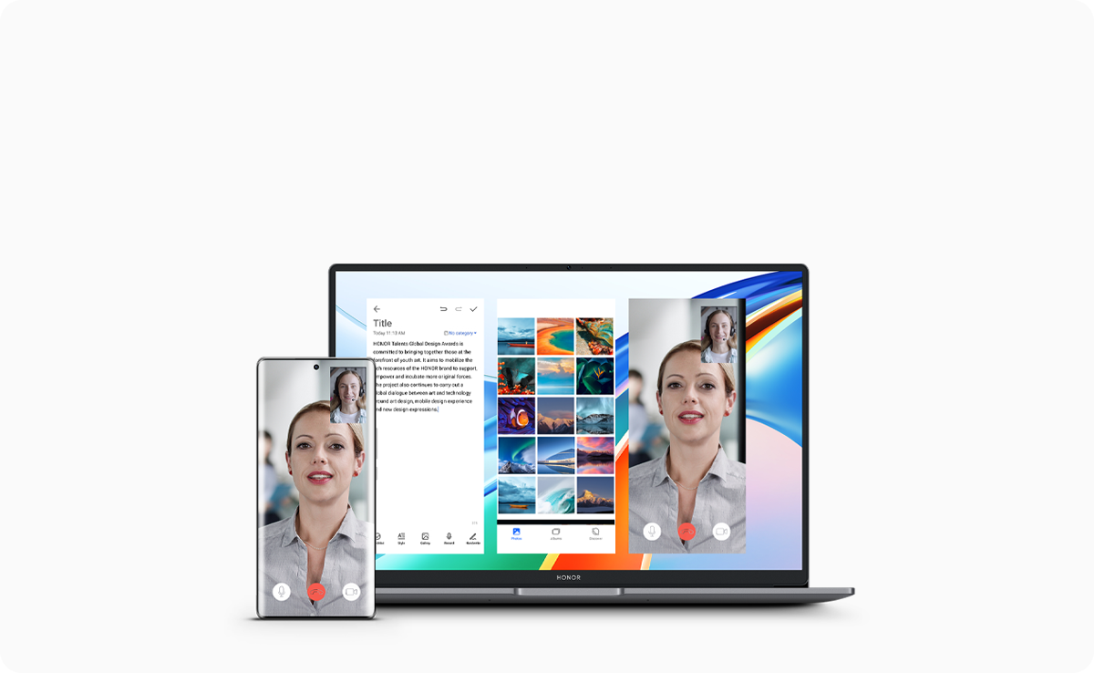 Laptop & Mobile Phone Collaboration,Multi-window for Multi-app