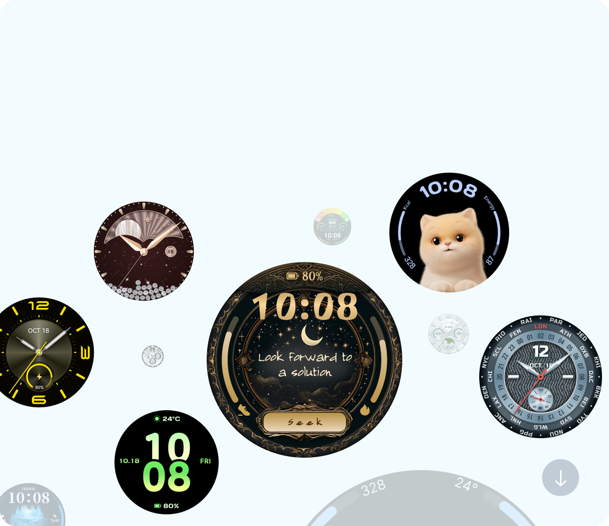 Dynamic Watch Faces Switch Freely 2