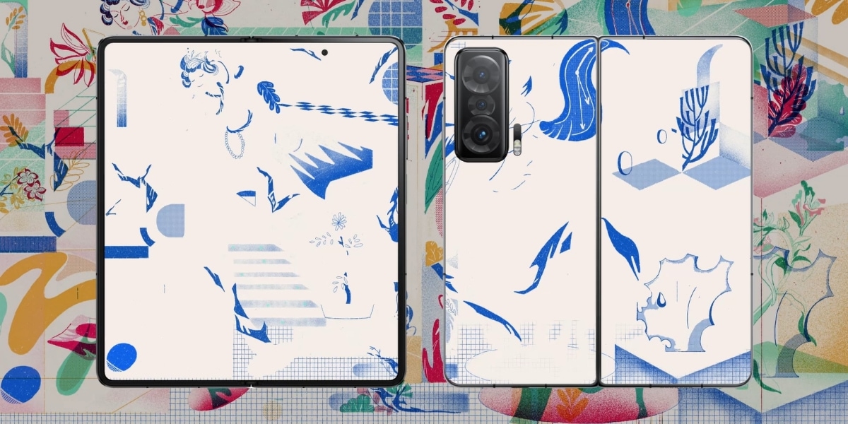 Papiers peints pour smartphones pliants