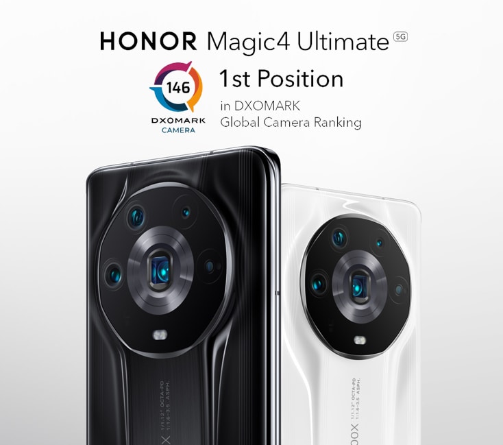 Premijera uređaja HONOR Magic4 Ultimate na vrhu DXOMARK-ove rang-ljestvice kamera u pametnim telefonima