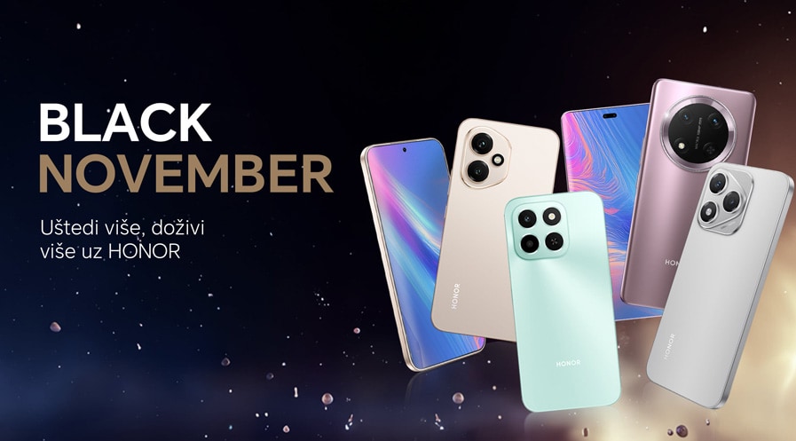 Nacionalna promocijaBlack November uz HONOR 