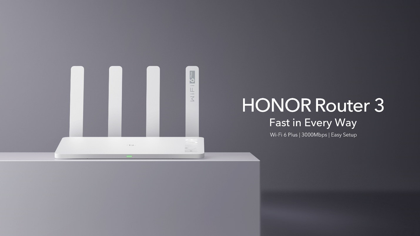 Hamarosan elérhető az első Wi-Fi 6 Plus HONOR router Az eszköz a legújabb Gigahome Wi-Fi 6 chipsettel és felhasználóbarát funkciókkal érkezik