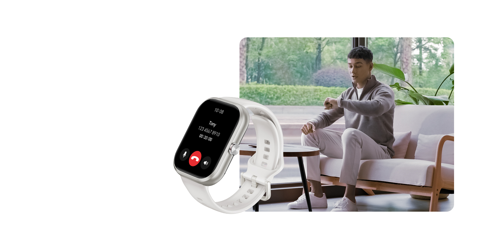 Chiamate Bluetooth Rispondi alle chiamate dal tuo polso
