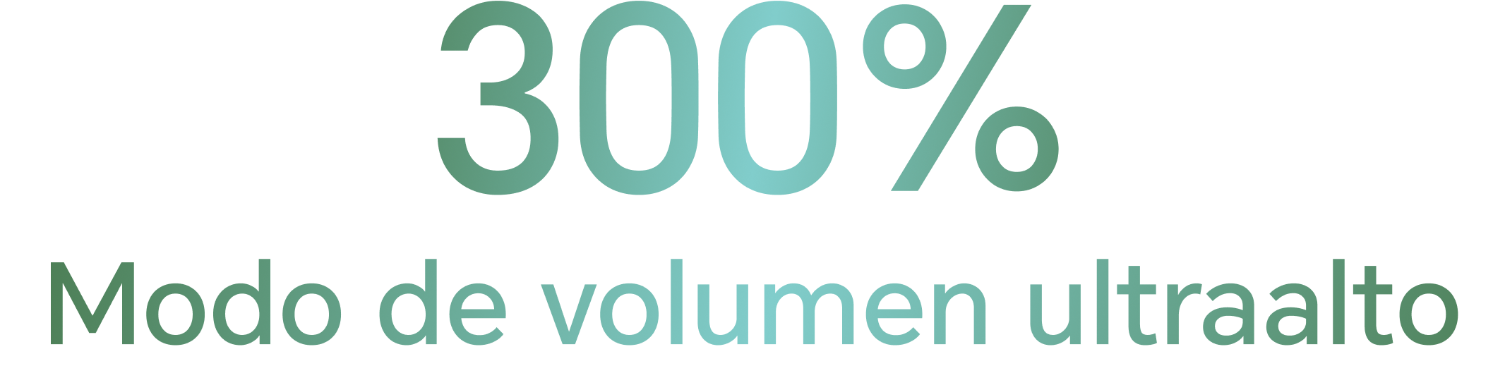 300% Modo de alto volumen 1