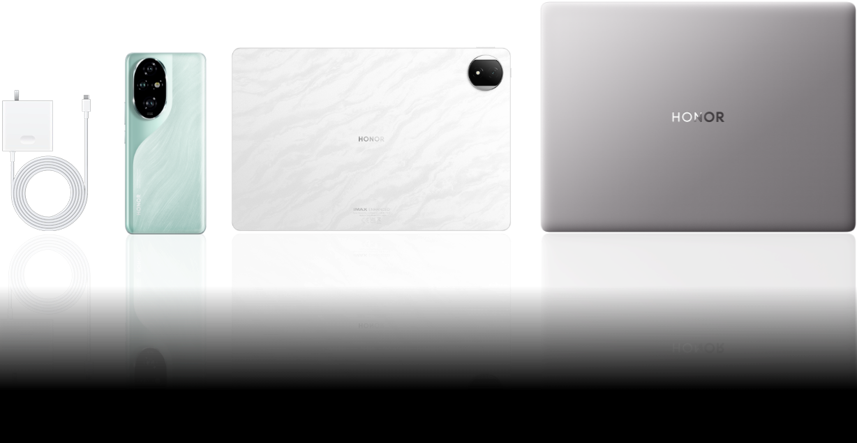 Paired with a 65W portable HONOR Supercharger