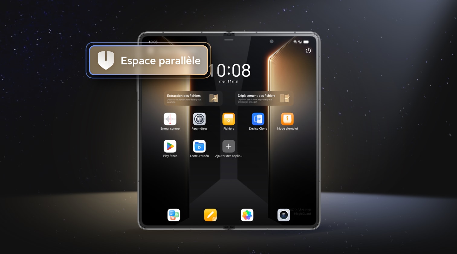 HONOR Espace parallèle mobile Créez votre zone d'intimité exclusive