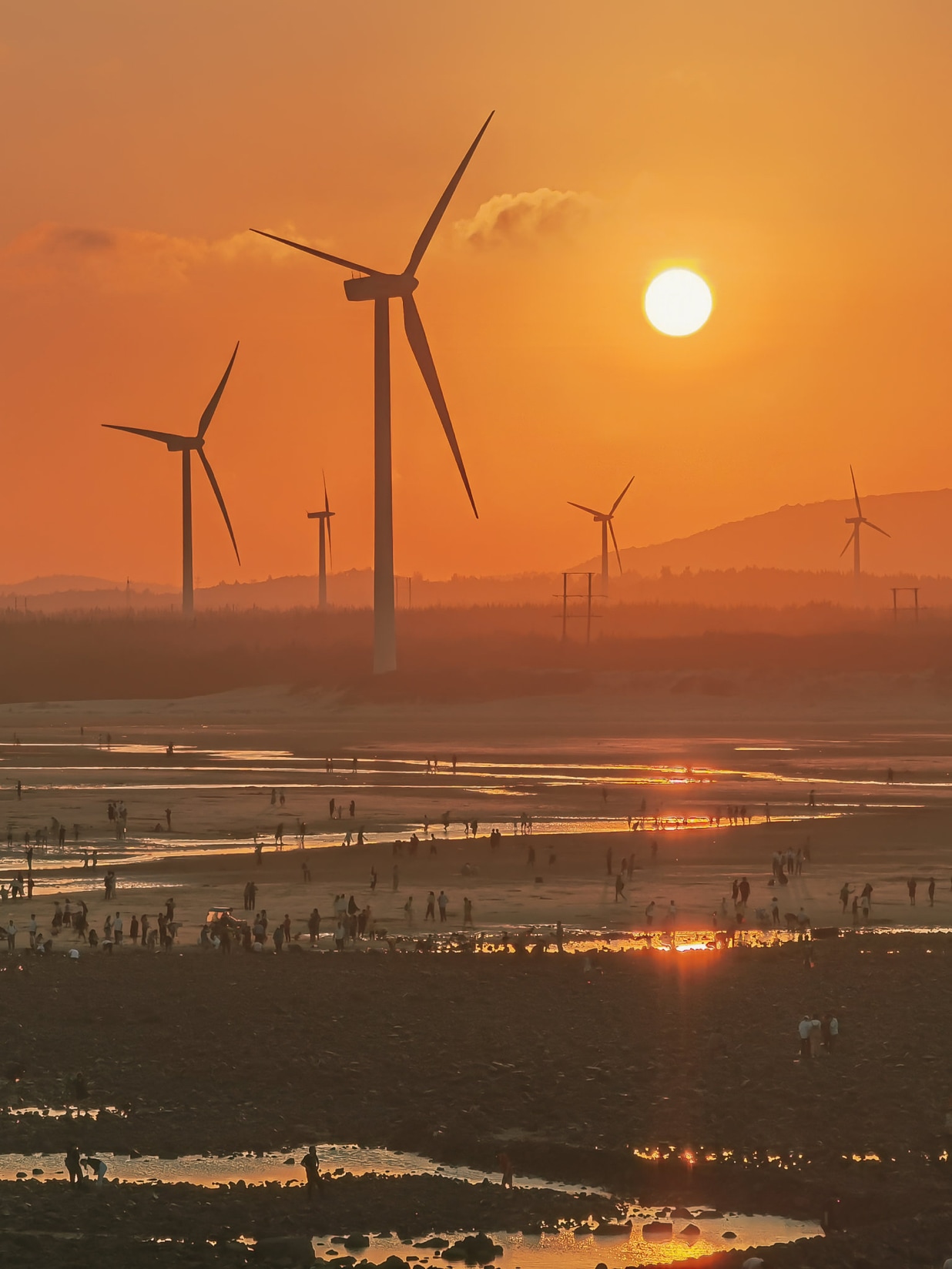 Sunset of Yangtze River