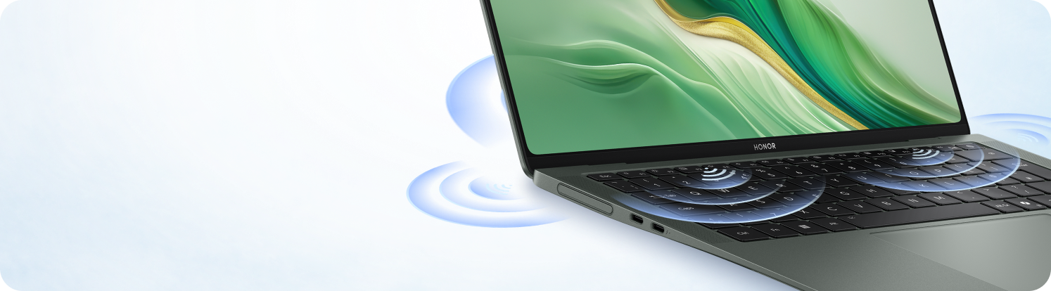 HONOR MagicBook Art 14 اتصال إنترنت أسرع وأكثر استقرارًا