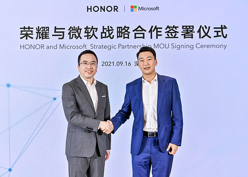 HONOR Announces Strategic Partnership with Microsoft to Develop Smart and Integrated Technology Solutions to Seamlessly Enhance Consumer Experiences
