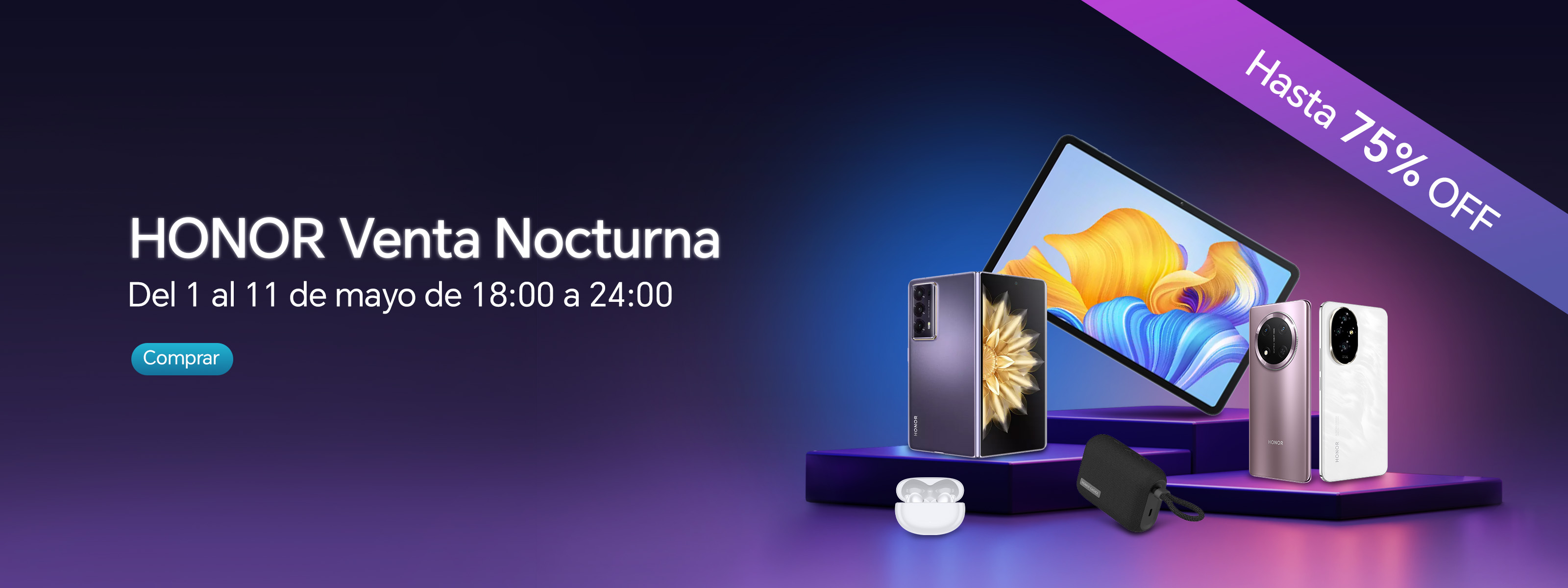 HONOR Night sale 2025 HASTA 75% de descuento 