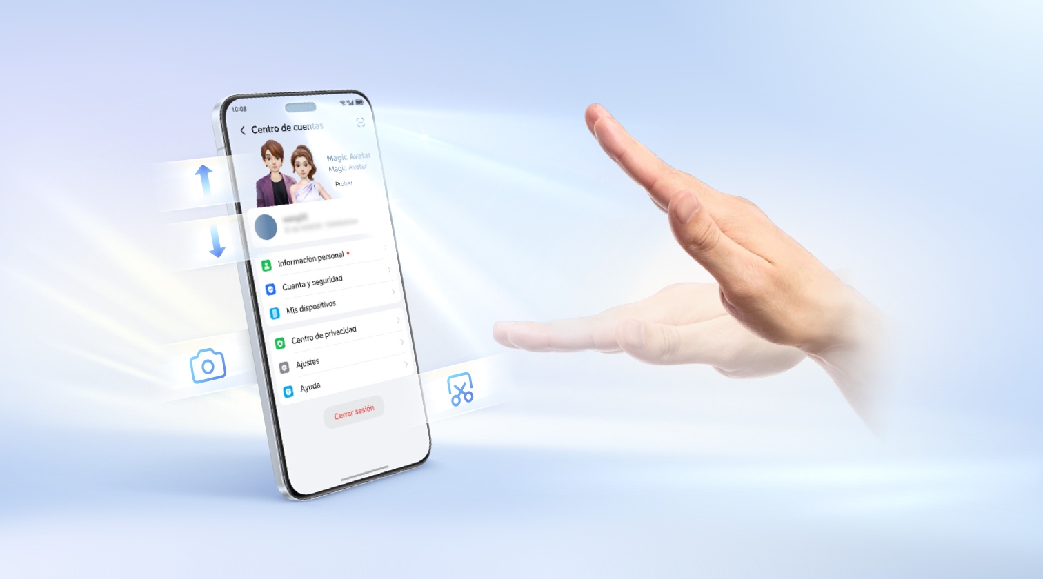 ¿Cómo configurar el control por gestos de la mano en mi teléfono HONOR?