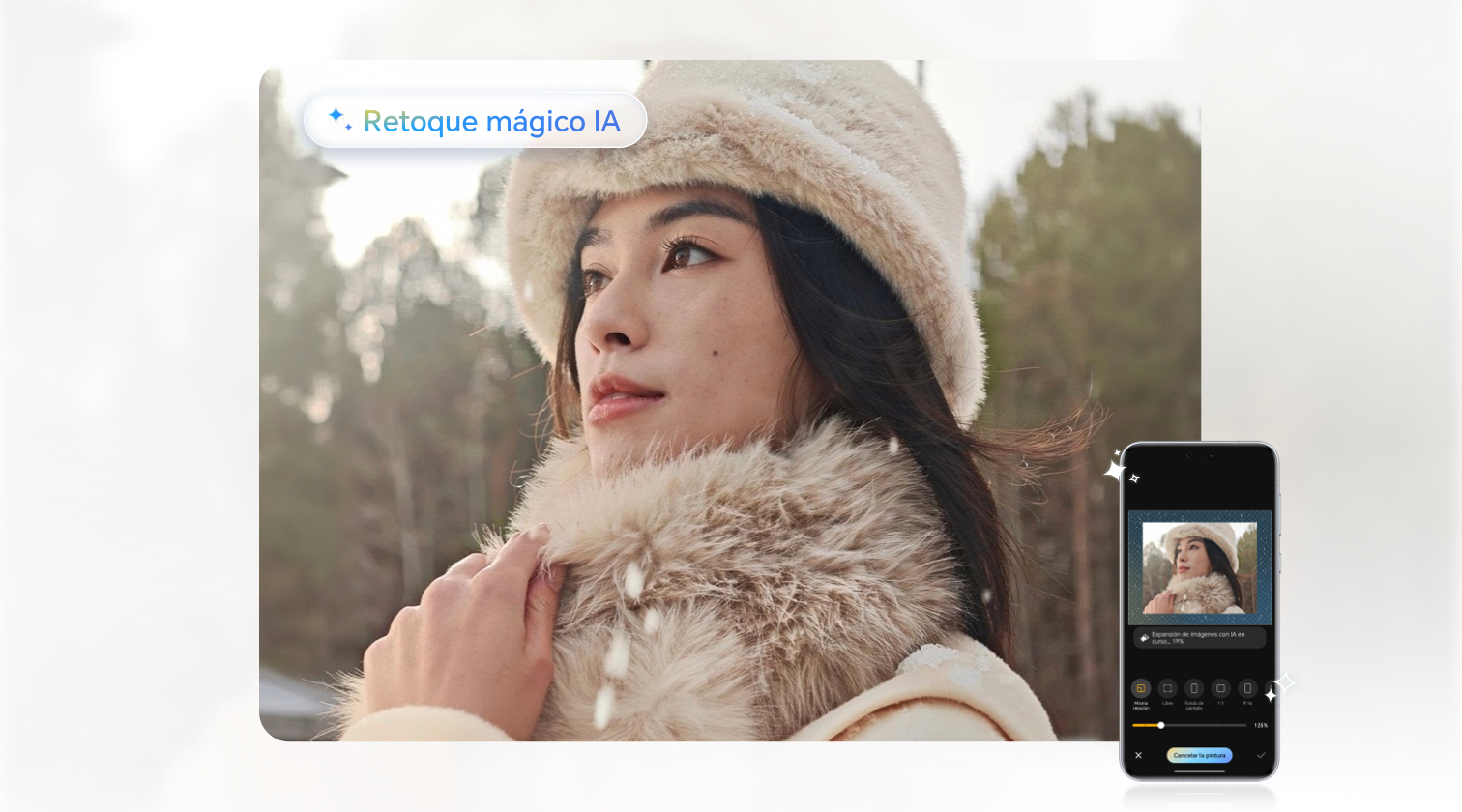Retoque mágico IA, la función todo en uno para retocar tus fotos de forma creativa sin importar cómo se hayan tomado
