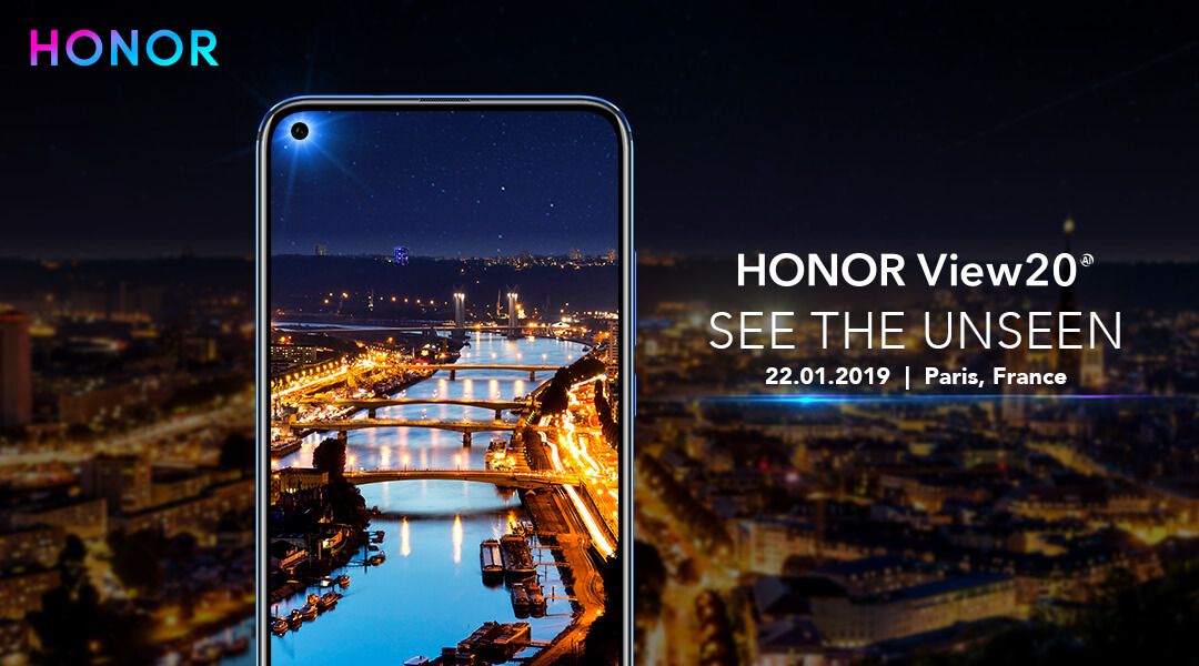 HONOR View20 Paris launch invitation