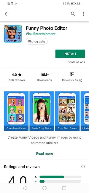 How to Use the Funny Photo Editor App for enjoyment on HONOR 8X- Funny Photo Editor