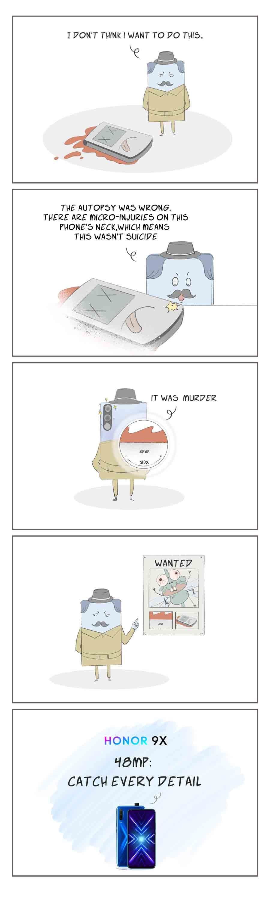 HONOR 9X Comics- Catch Every Detail with 48mp Camera