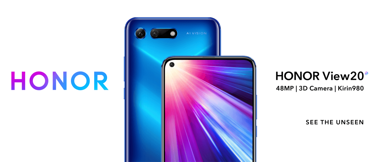 HONOR REVEALS HONOR VIEW20 WITH WORLD’S FIRST 48MP AI ULTRA CLARITY AND 3D CAMERA AT CES 2019