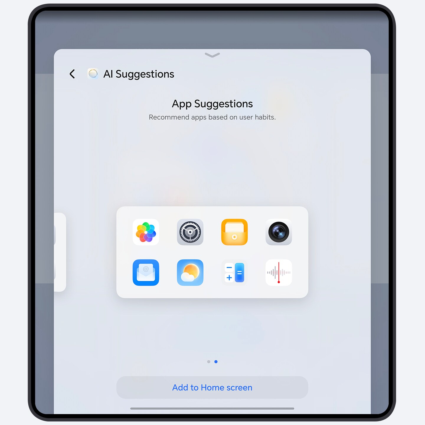 App Suggestions: The More You Use It, the More It Understands You