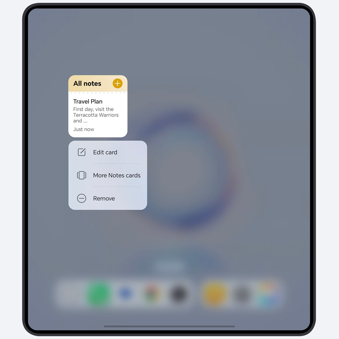 Easy operation with service cards