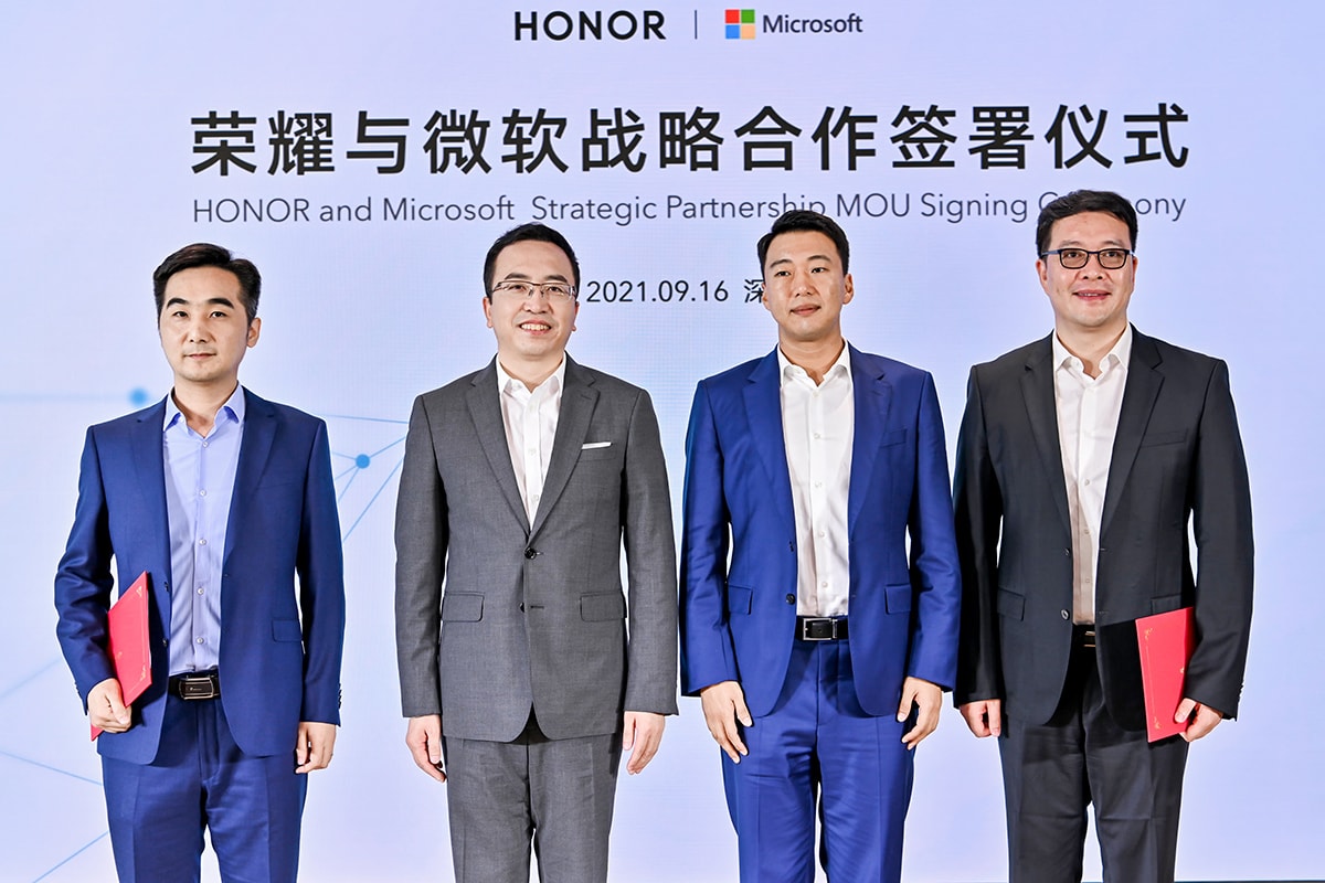 Компания HONOR объявила о расширении партнерства с Microsoft