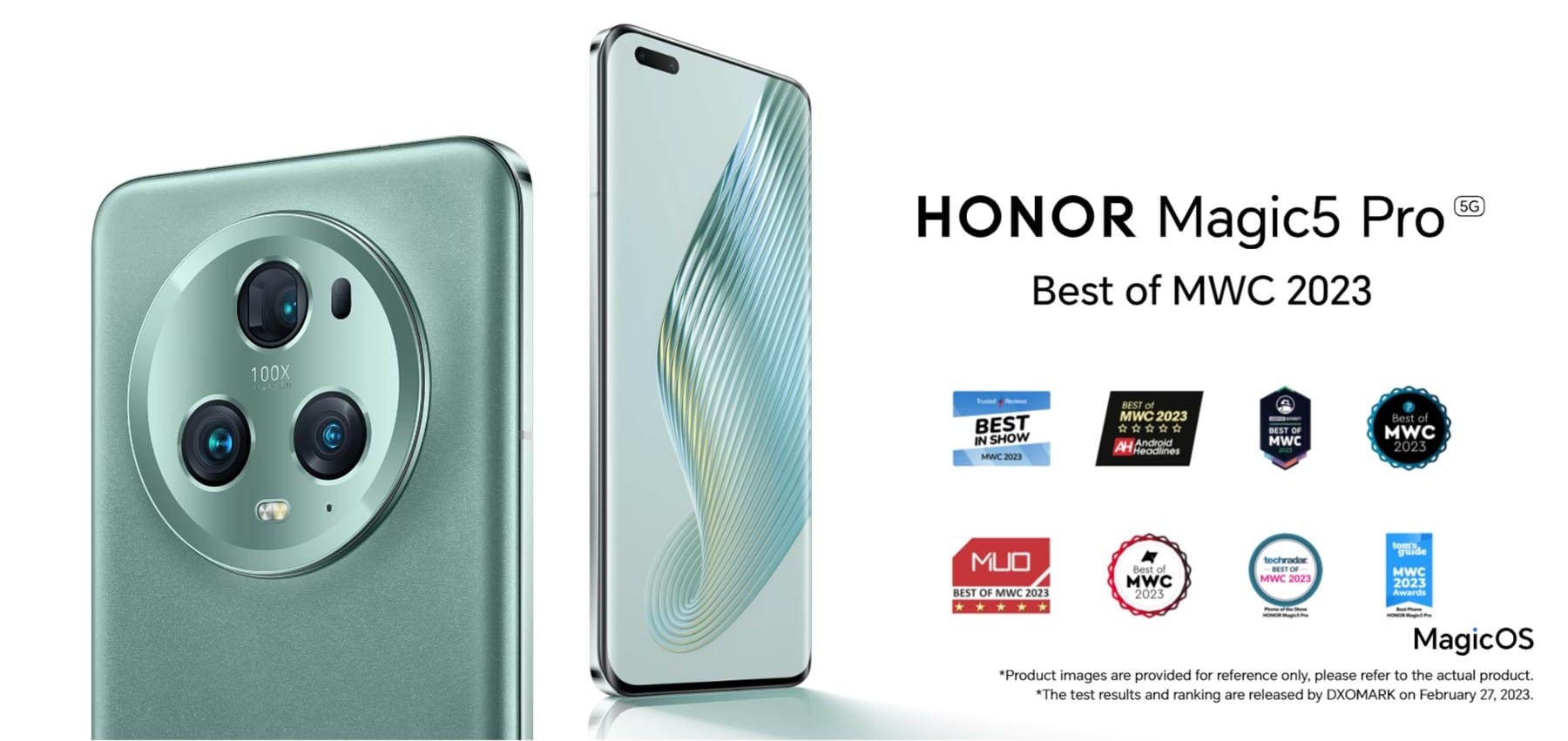 HONOR Magic5 Pro water-proof smartphone