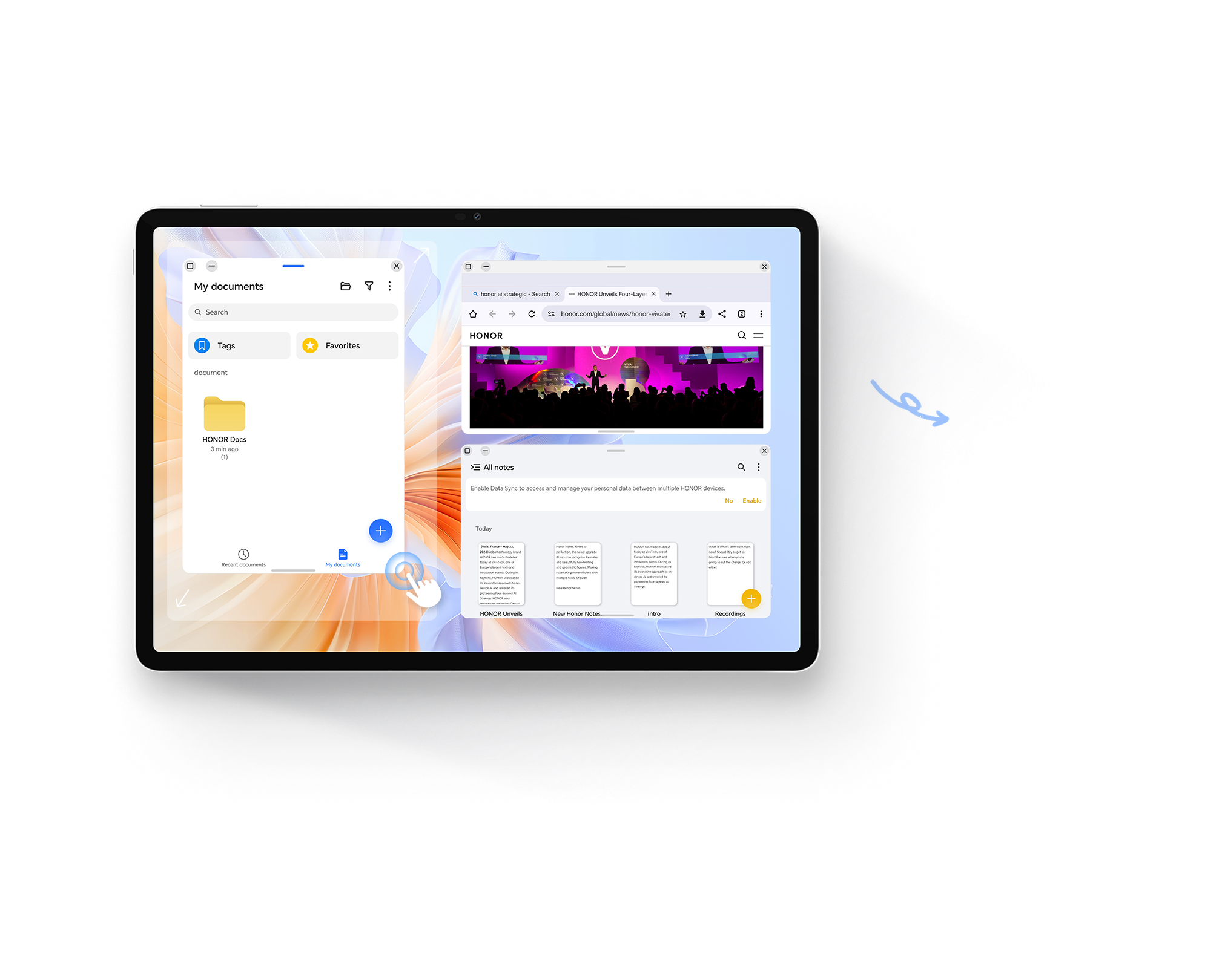 Flexible Split-screen Adjustment