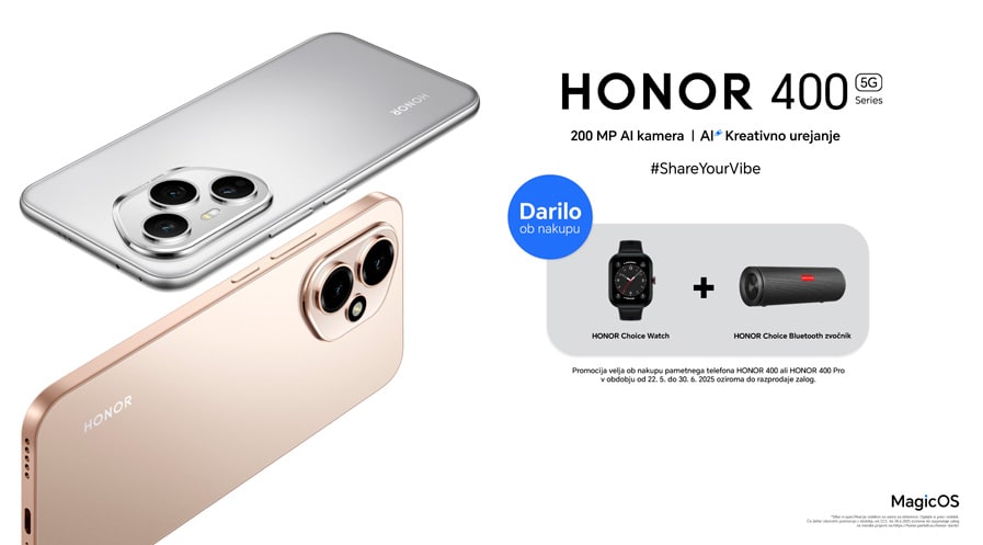 PONUDBA ZA PREDNAROČILO HONOR 400 Pro