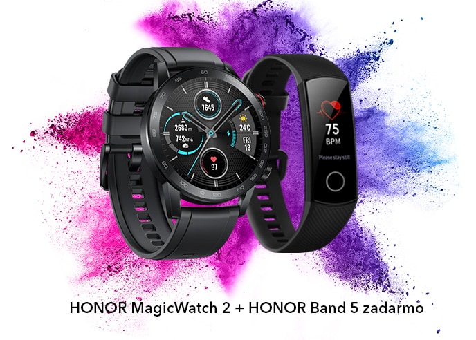 Smart hodinky HONOR MagicWatch 2 v skvelej akcii s fitness náramkom HONOR Band 5 zadarmo