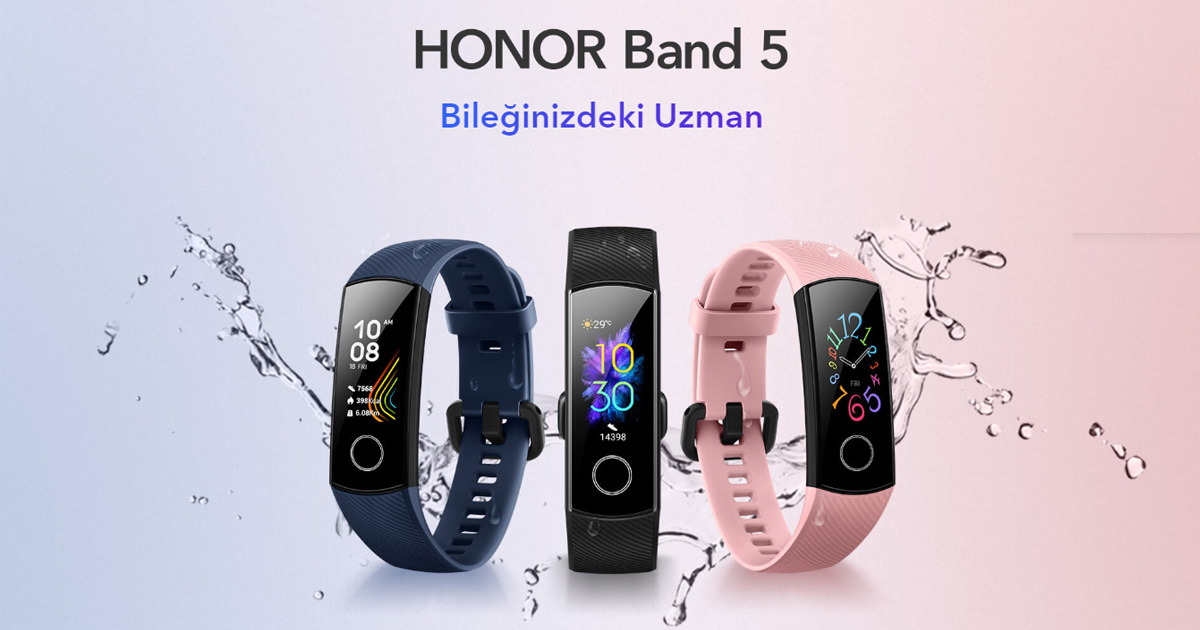 HONOR Band 5 Sat n Al Tam Renkli Geni AMOLED Ekran HONOR Resmi Sitesi Turkiye