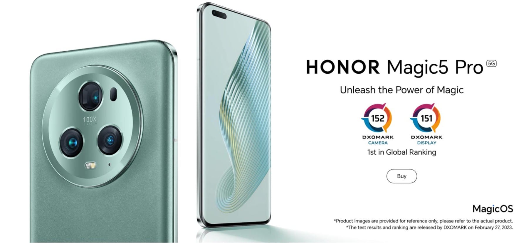 HONOR Magic5 Pro water-proof cellphone