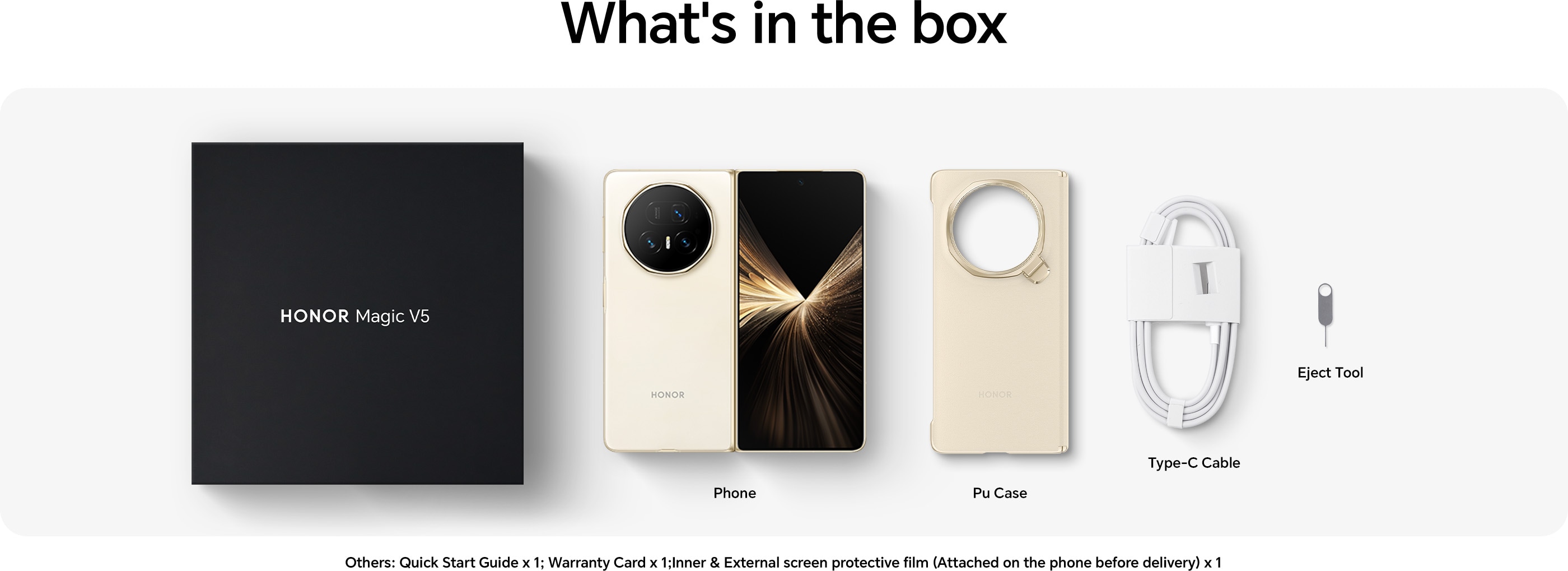 HONOR Magic V5 Ivory White