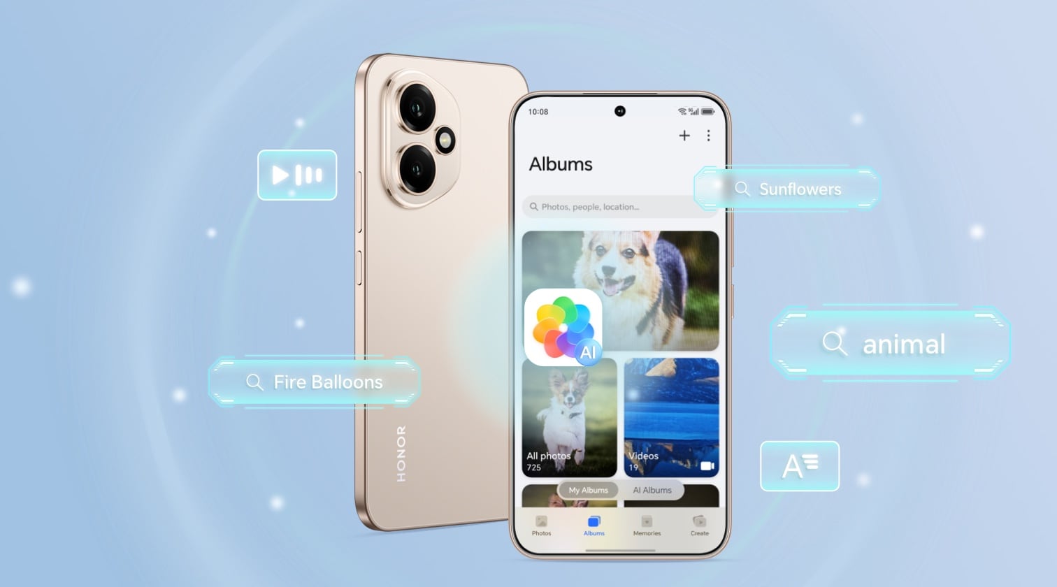 HONOR Albums AI Semantic Search and Instant Movie Creation
