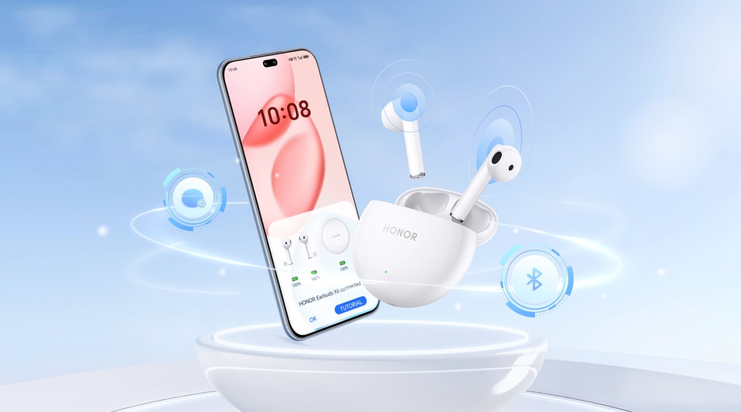 Pairing and Factory Reset for HONOR Bluetooth Earphones (Charging Case Without a Pairing Button)