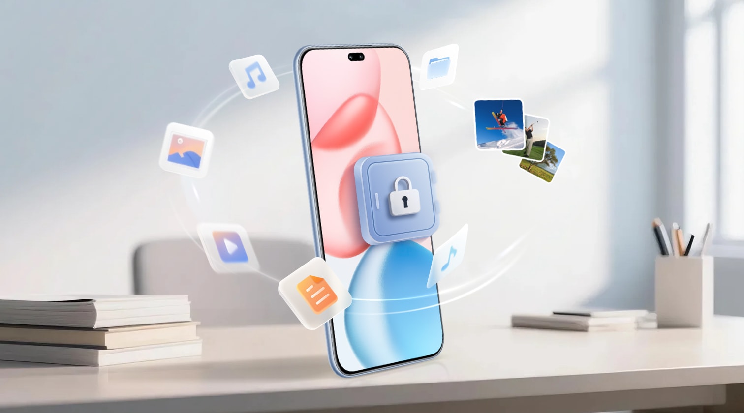 Important files are encrypted for processing, ensuring privacy and security without worries