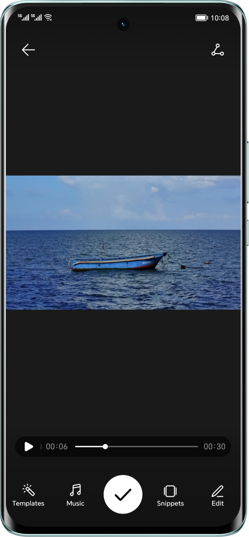 Создайте свой киношедевр с функцией «Готовый фильм».1