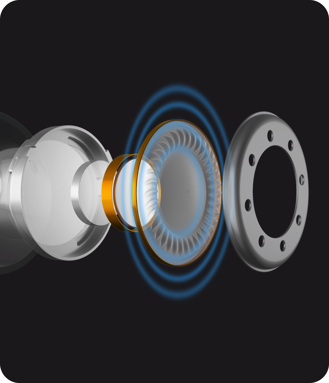 12mm Polymer Composite Diaphragm Driver Unit