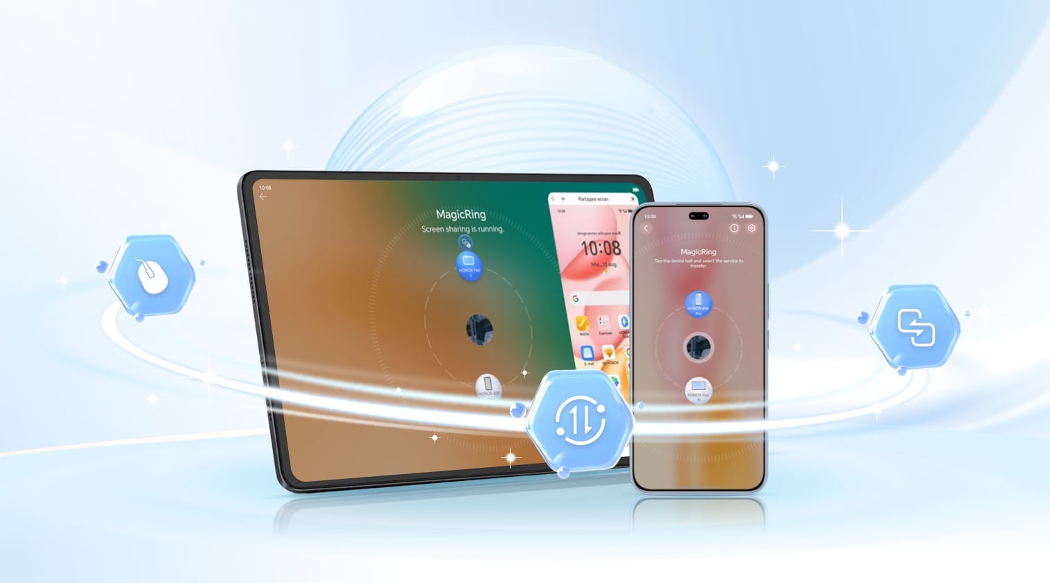 Screen Sharing on All Devices with HONOR MagicRing